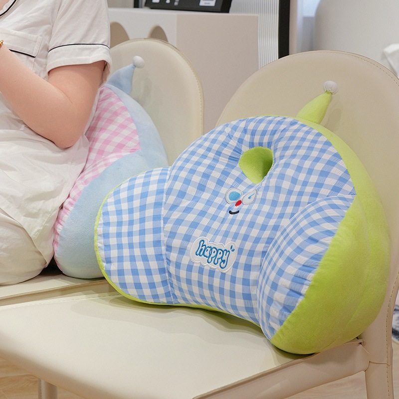 卡通可爱抱枕护腰靠枕办公室坐椅靠枕车载后排靠背软垫靠垫沙发垫,淘宝优惠券,粉丝福利购,淘宝优惠卷