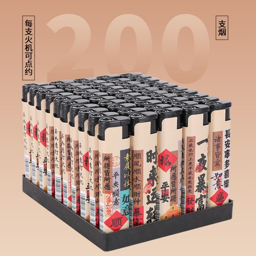 批发价50支打火机防风家用一次性便利店超市批发包邮防爆大容量 - 图3