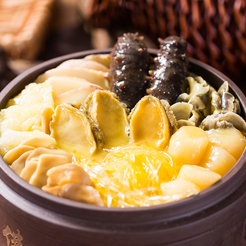 金汤佛跳墙加热即食鲍鱼大盆菜海鲜礼包单人食260g/包*10包装,淘宝优惠券,粉丝福利购,淘宝优惠卷