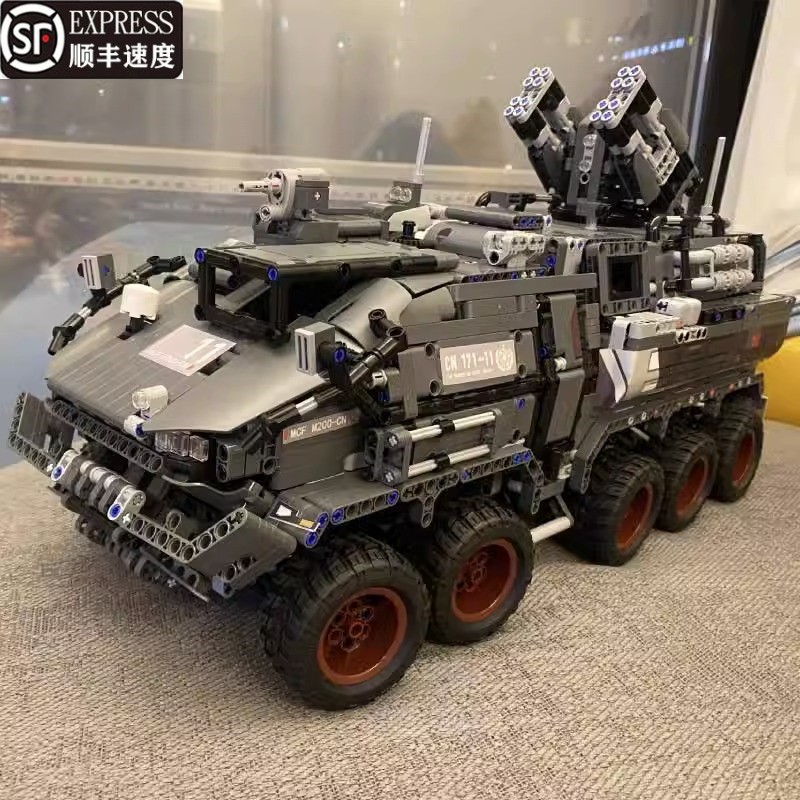 兼容乐高积木玩具装甲车防爆车益智拼装男孩男生儿童2025新款礼物 - 图0