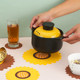 Insulation pads, household coaster, pot, bowl, plate, anti-scalding pads, dining table pads, cartoon placemats, desktop round storage