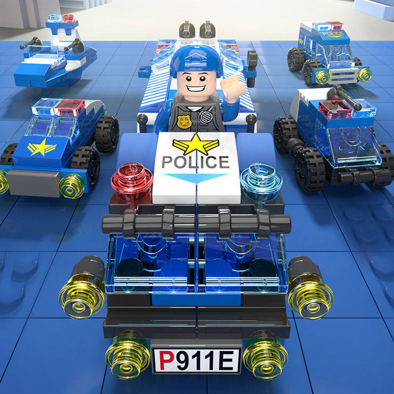 兼容乐高积木儿童益智拼装城市小颗粒拼插玩具军事警车拼图警察,淘宝优惠券,粉丝福利购,淘宝优惠卷