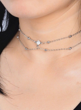 创意身体链流苏领口胸链简约百搭异域风配饰蛇骨度假渡假衣服