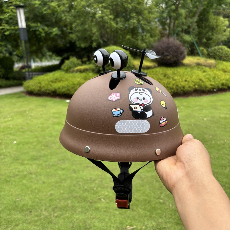 儿童头盔1到6岁骑行帽四季幼儿安全帽小号男女孩电动车滑板护头具 - 图1