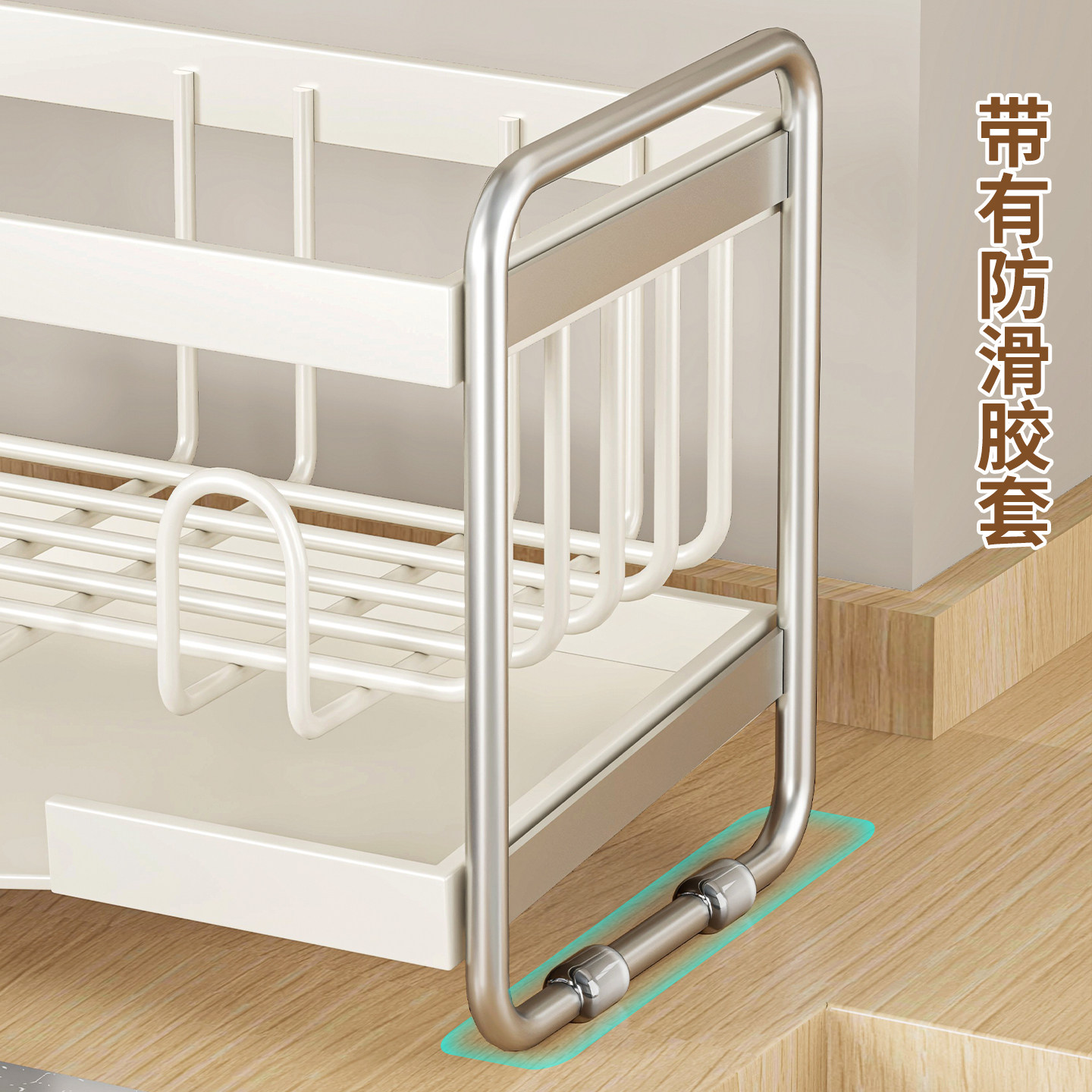 碗碟置物架展厨房示碗盘筷子水杯沥水筐收纳篮多功能新款家用刀架,淘宝优惠券,粉丝福利购,淘宝优惠卷