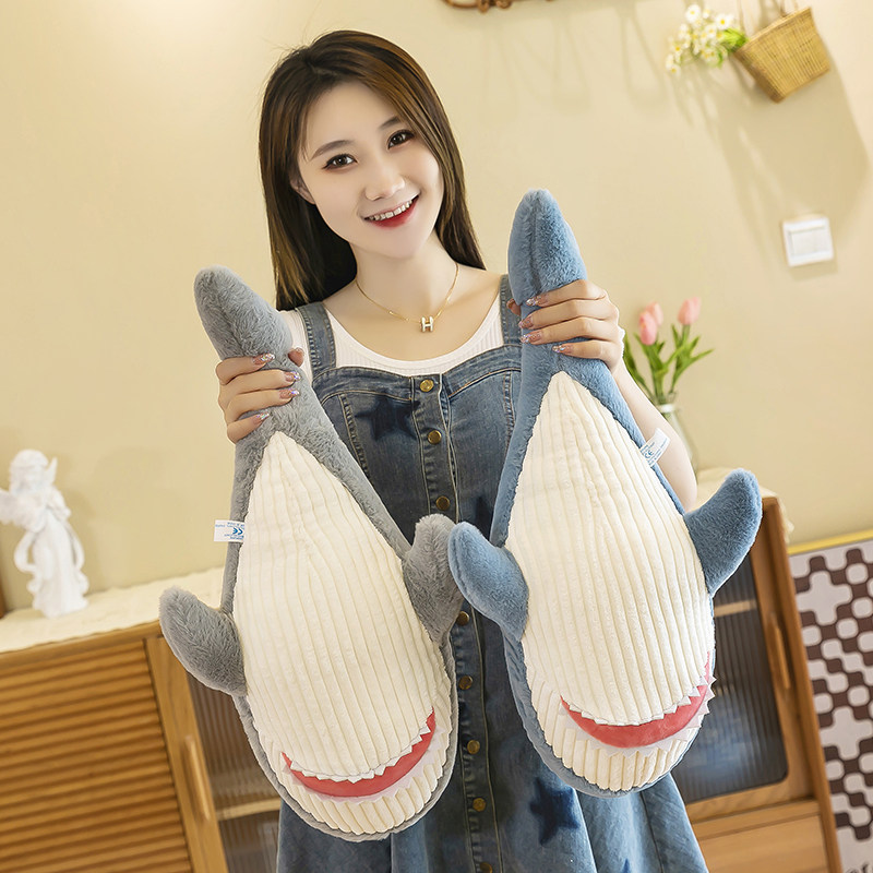 可爱鲨鱼抱枕毛绒玩具公仔玩偶睡觉夹腿布娃娃儿童生日礼物送女生,淘宝优惠券,粉丝福利购,淘宝优惠卷
