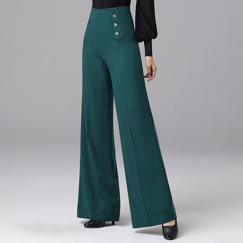 丹宝罗高端摩登舞裤舞蹈裤女大码拉丁舞裤裤子舞蹈服交谊舞练功服 - 图3