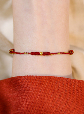 巨好看的绝美小众马年本命年手链