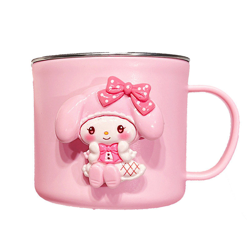 儿童喝水杯子家用304不锈钢马克杯防摔可爱卡通学生宿舍漱口杯子,淘宝优惠券,粉丝福利购,淘宝优惠卷