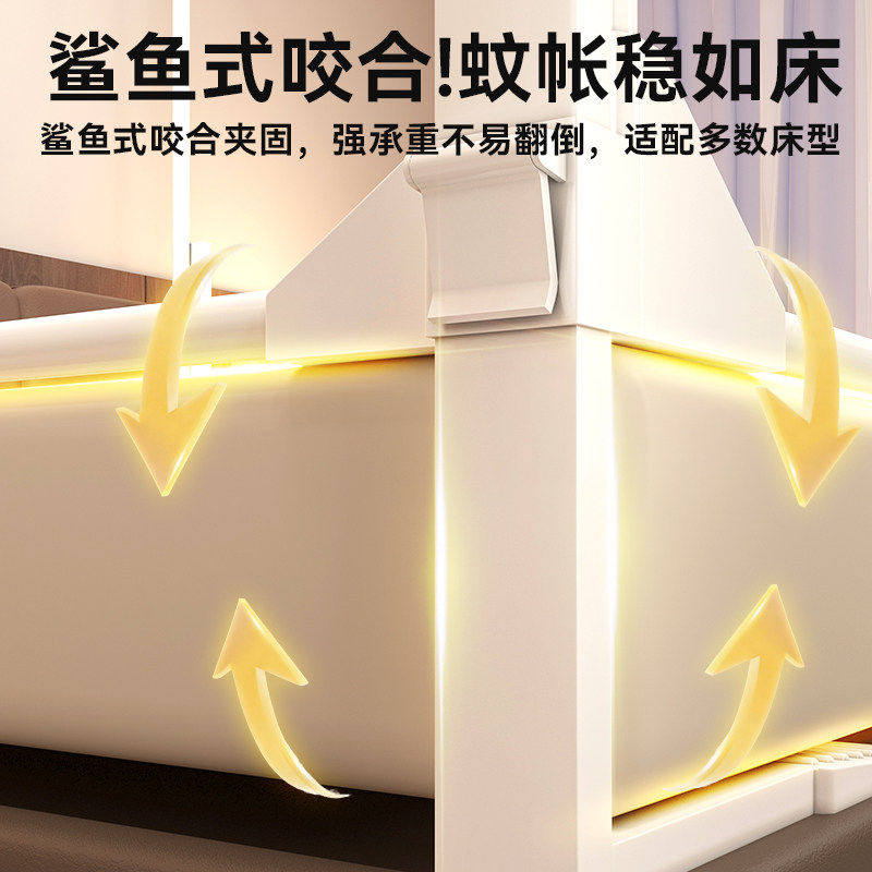 家用卧室防摔蚊帐2026新款可升降围栏式婴儿童蒙古包全罩式加密帐,淘宝优惠券,粉丝福利购,淘宝优惠卷