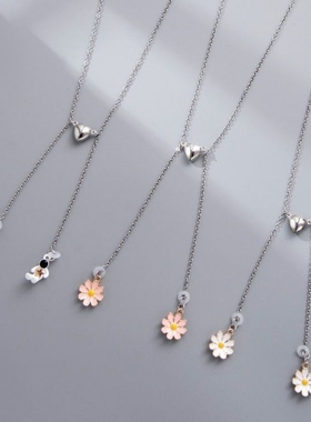 轻奢风蓝牙耳机磁吸挂绳airpods防丢链蓝牙刀片链耳机无线