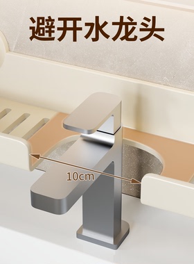 卫生间置物架多功能免打孔吸盘架