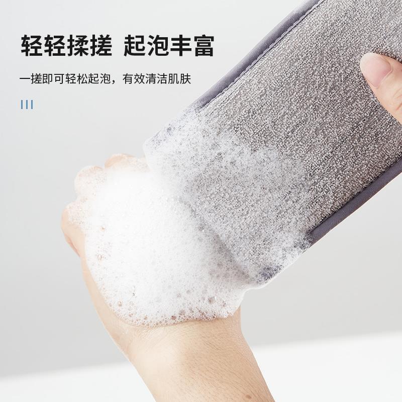 搓澡巾男士专用洗澡搓背神器家用不求人强力搓泥粗砂长条双面加长 - 图0