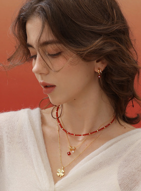 ARSIS幸运符号鸿运四叶草项链