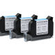 Quick-drying ink cartridges for smart handheld inkjet printers
