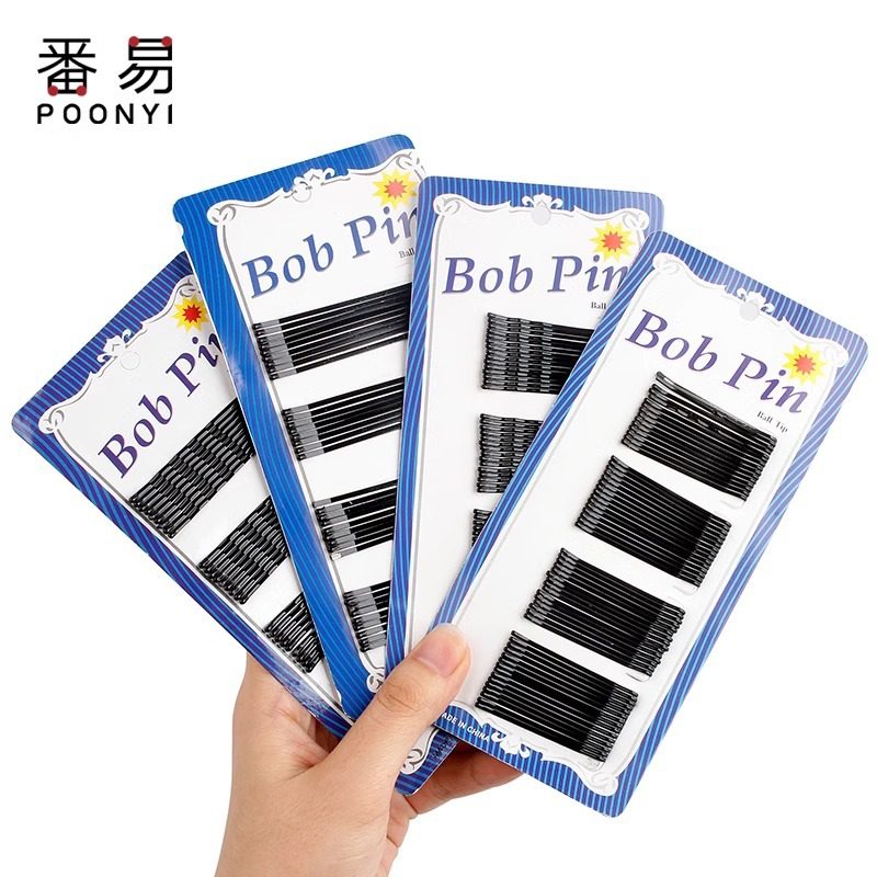 发夹/一字夹C1vo001-夹子顶夹少女简约盘发固定夹黑色发夹夹刘海,淘宝优惠券,粉丝福利购,淘宝优惠卷