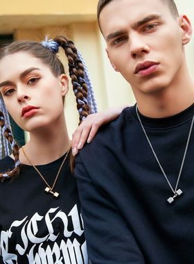 欧美吊坠杠铃挂坠嘻哈潮