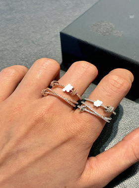 高版本精工饰来运转戒指女轻奢高级个性精致小众设计感送女友礼物