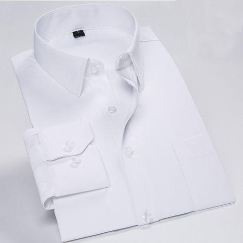 金盾白衬衫男长袖春季新款商务休闲职业工装修身衬衣免烫格子销售