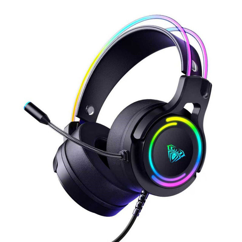 S506头戴式游戏耳机电竞发光耳机7.1USB语音耳麦网红直播耳机接口,淘宝优惠券,粉丝福利购,淘宝优惠卷