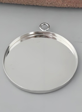 单吊DIY时光托盘吊坠托焊单圈