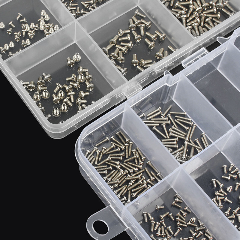 Screw repair small screws glasses watches laptop accessories screw set countersunk head micro round head key screws