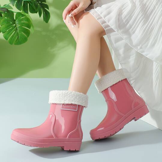 Women's short-tube waterproof rain boots | Over 8,000 additional purchases
