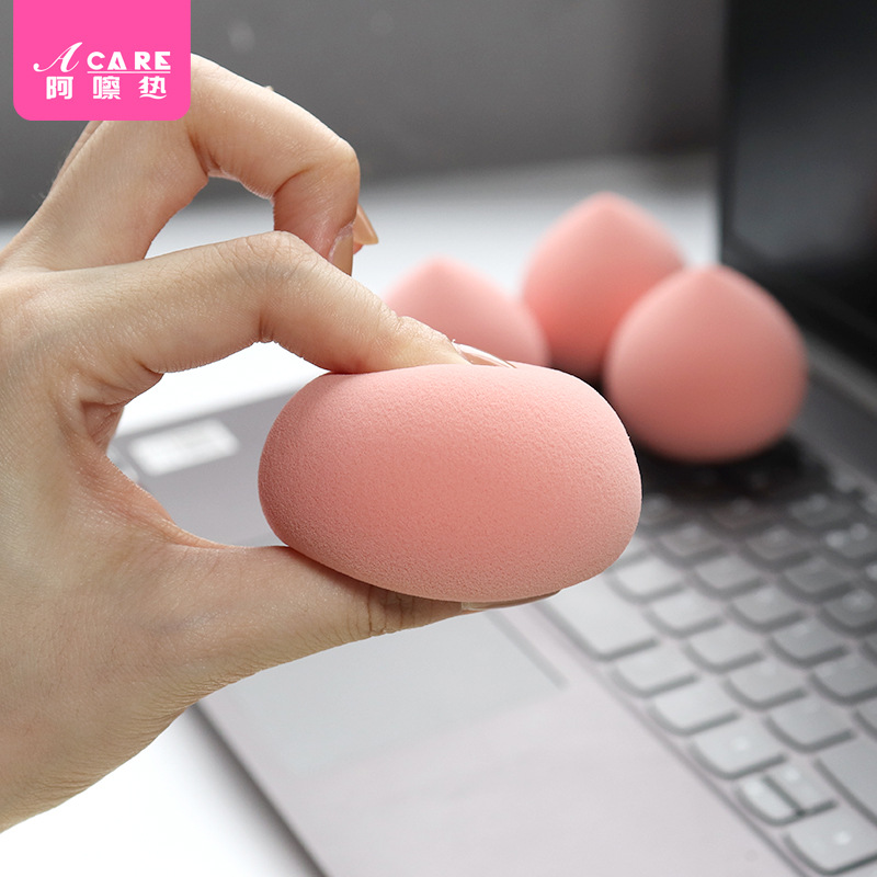 粉扑/美妆蛋A1pl001-便携桃子海绵球粉底液化妆专用遇水变大上妆 - 图1