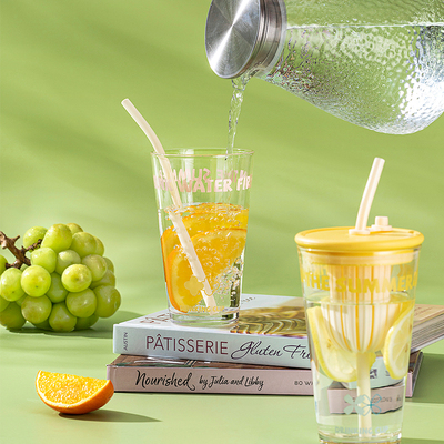 乐唯诗吸管杯茶水分离果茶杯
