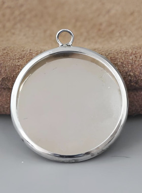 925纯银DIY宝石界面镶嵌底托