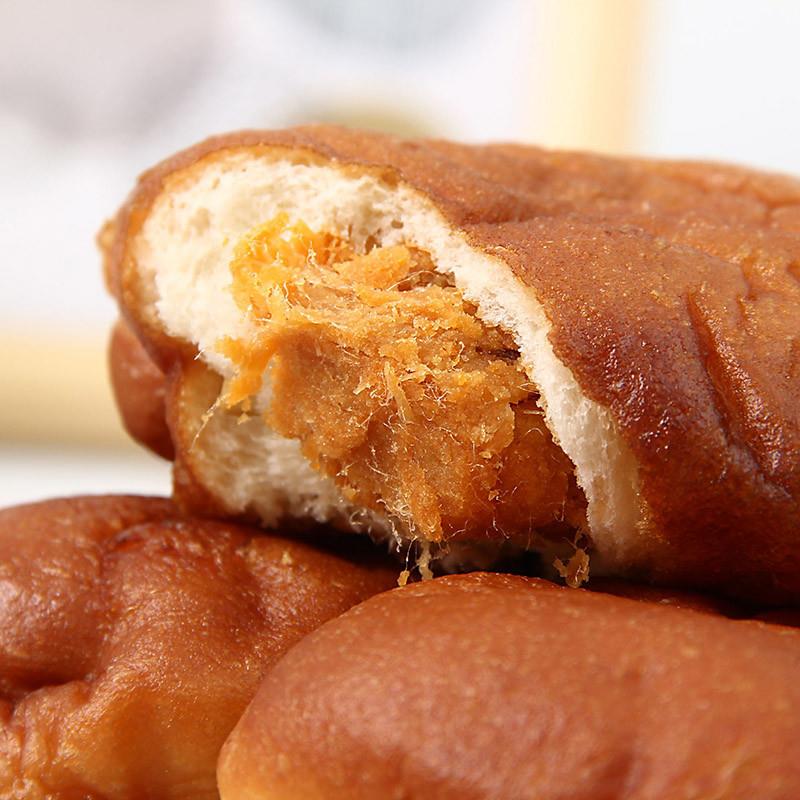 鸡腿面包童年怀旧80后儿时零食整箱豆沙火腿肉松热狗休闲早餐食品 - 图2