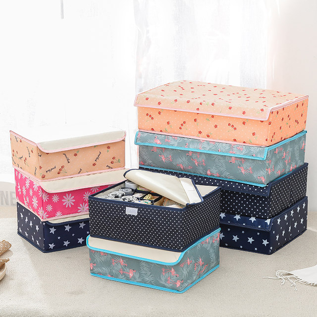 Household underwear partition storage box drawer type