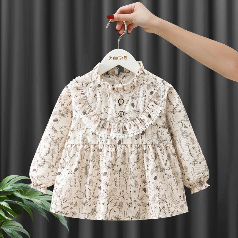 Jim Walker baby girl smock princess dress autumn and winter