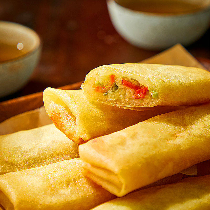 思念春卷老式春卷豆沙馅春卷素春卷油炸小吃春润饼早餐速食半成品,淘宝优惠券,粉丝福利购,淘宝优惠卷