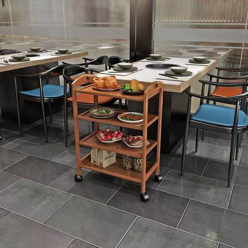 火锅配菜专用架子商用层架蔬菜架实木多层置物架厨房楠竹菜品三层,淘宝优惠券,粉丝福利购,淘宝优惠卷