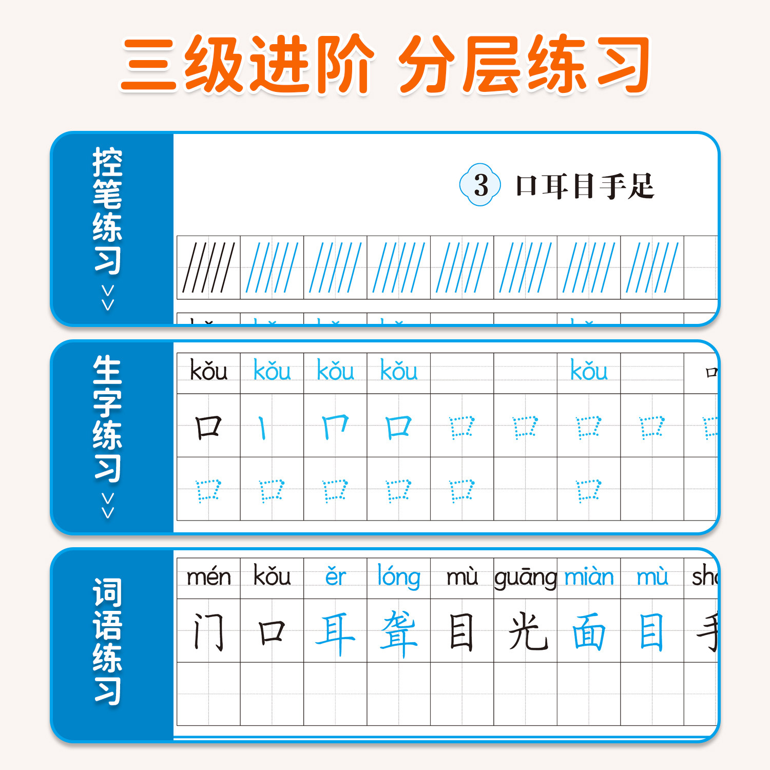 2025秋季字帖同步练字帖教材手写体钢笔临摹小学生初中生练字名字衡水体英文字体练习单词古诗大人拼音点阵词语识字书写课本实用