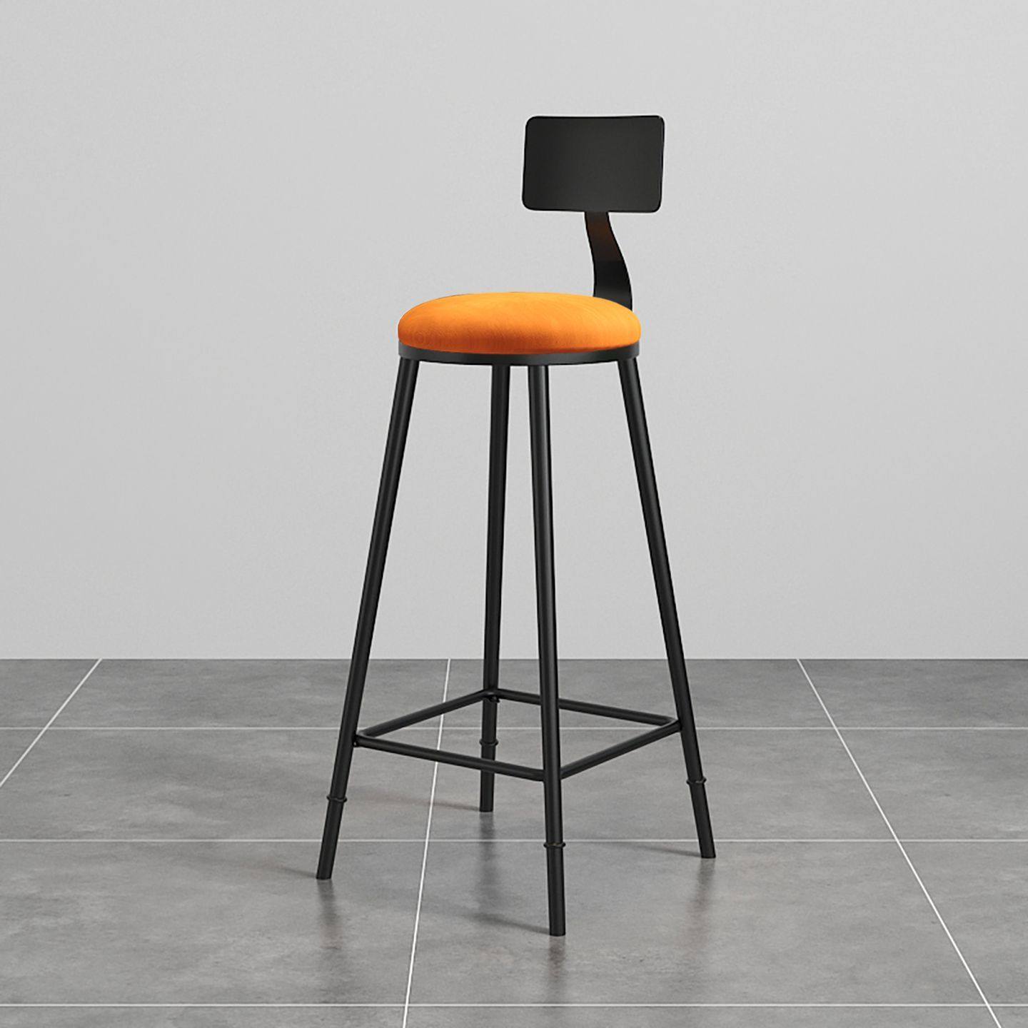 吧台椅轻奢家用高脚凳子前台收银靠背椅现代简约酒吧椅子北欧铁艺,淘宝优惠券,粉丝福利购,淘宝优惠卷