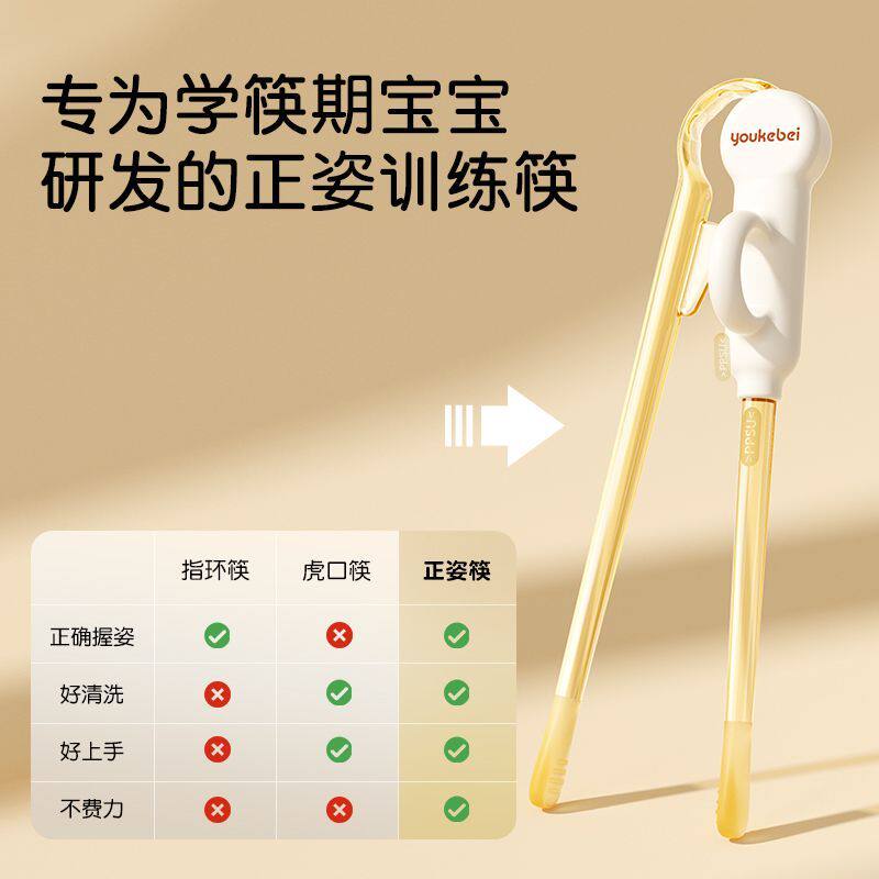 New children's training chopsticks PPSU ring
