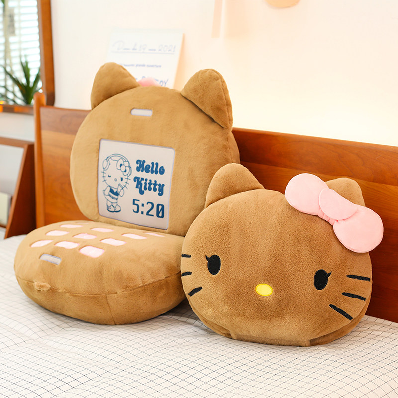 HelloKitty创意可爱手机造型抱枕翻盖毛绒玩具公仔玩偶闺蜜陪伴,淘宝优惠券,粉丝福利购,淘宝优惠卷