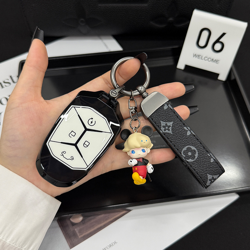 适用于领克03钥匙套06/01精美壳包07/02/05高级感07emp/09emp汽车 - 图1