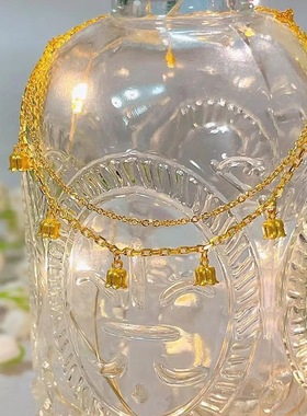 不掉色手链沙金女友女送情人爆款铃兰花爱情之花七夕首送老婆礼