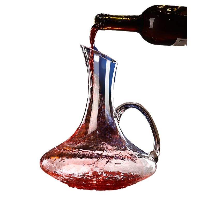 玻璃快速醒酒器轻奢葡萄酒红酒家用欧式分酒器酒壶冰山无把商用-图3