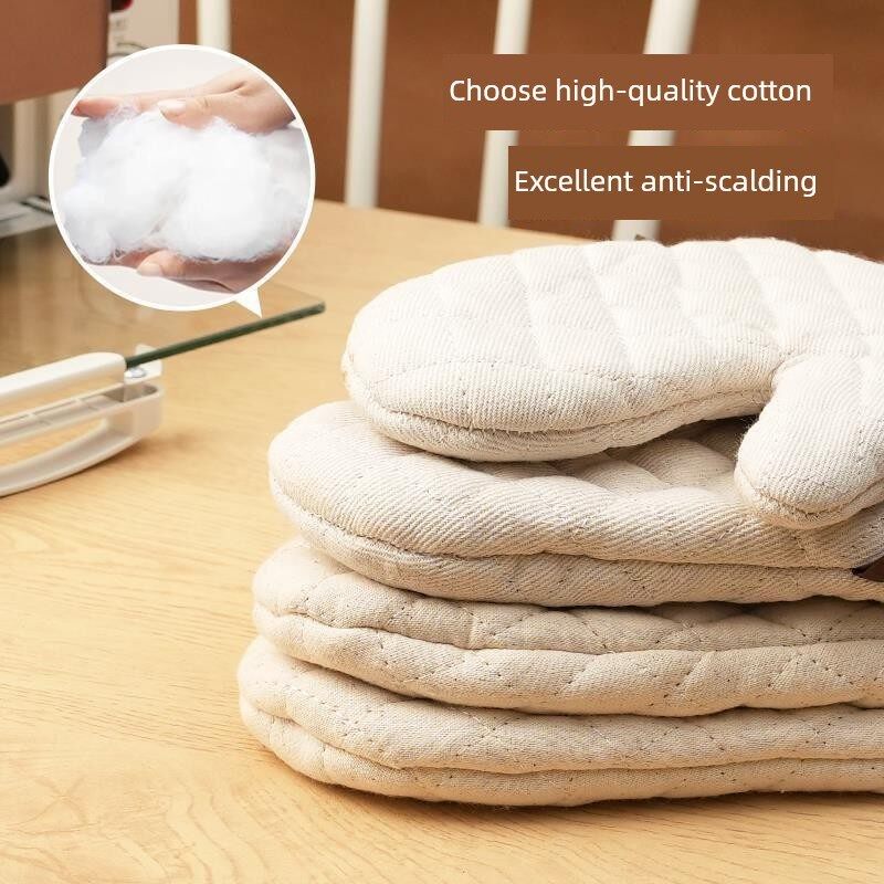 耐高温蒸烤箱用防烫手套加长加厚棉麻防滑微波炉隔热手套厨房家用,淘宝优惠券,粉丝福利购,淘宝优惠卷