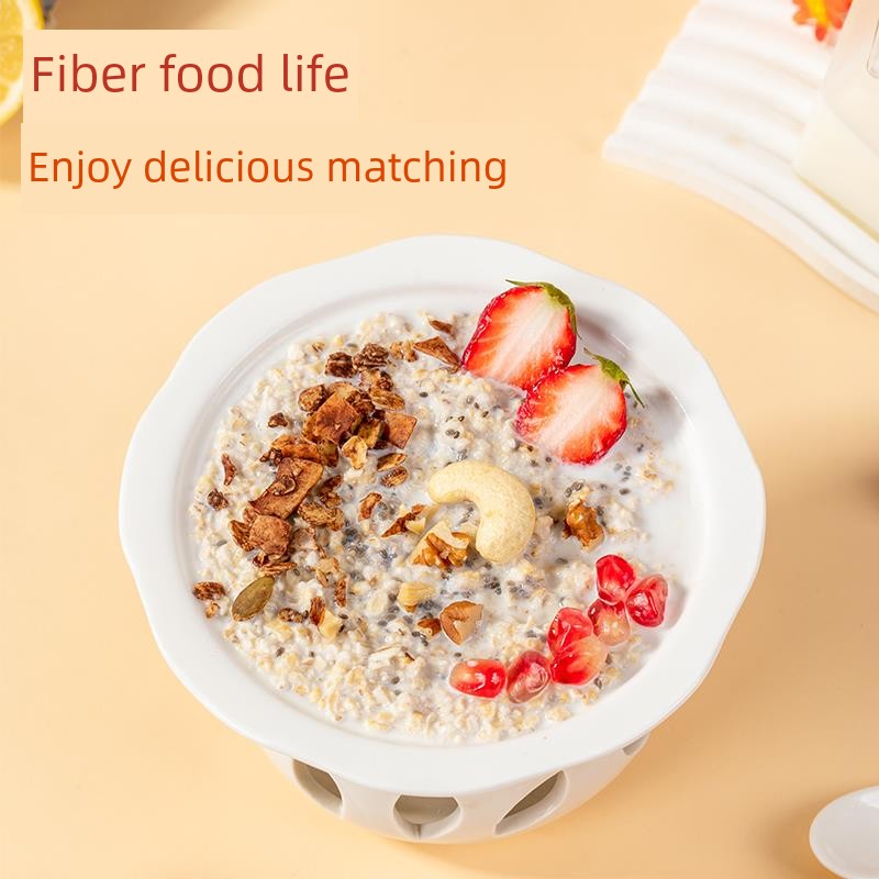 奇亚籽燕麦麸皮粉营养混合燕麦片麸皮免煮即食抗饿代餐独立包装 - 图0