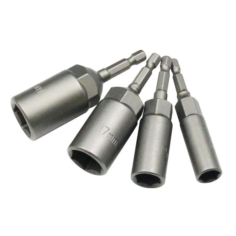 8mm电钻套筒头批头螺母扳手 5.5mm风批套筒头加深6六角电动螺丝刀 - 图3