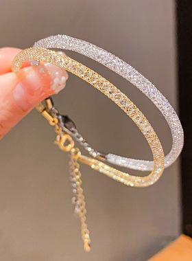 s925纯银波光粼粼手链