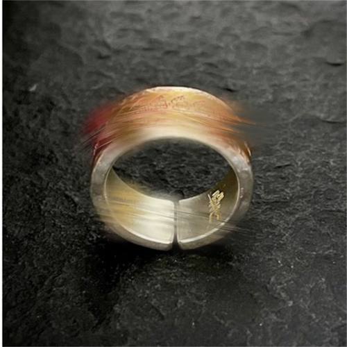 以赤心证道获乾坤共鸣戒指道系青年传统文化錾刻工艺精致手作指环 - 图0