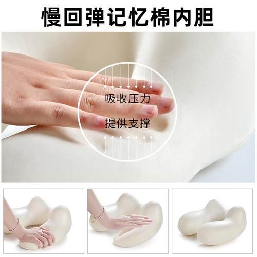 u型枕旅行可携式护颈旅游不歪脖飞机颈枕头颈椎睡觉u形脖枕收纳冰 - 图2