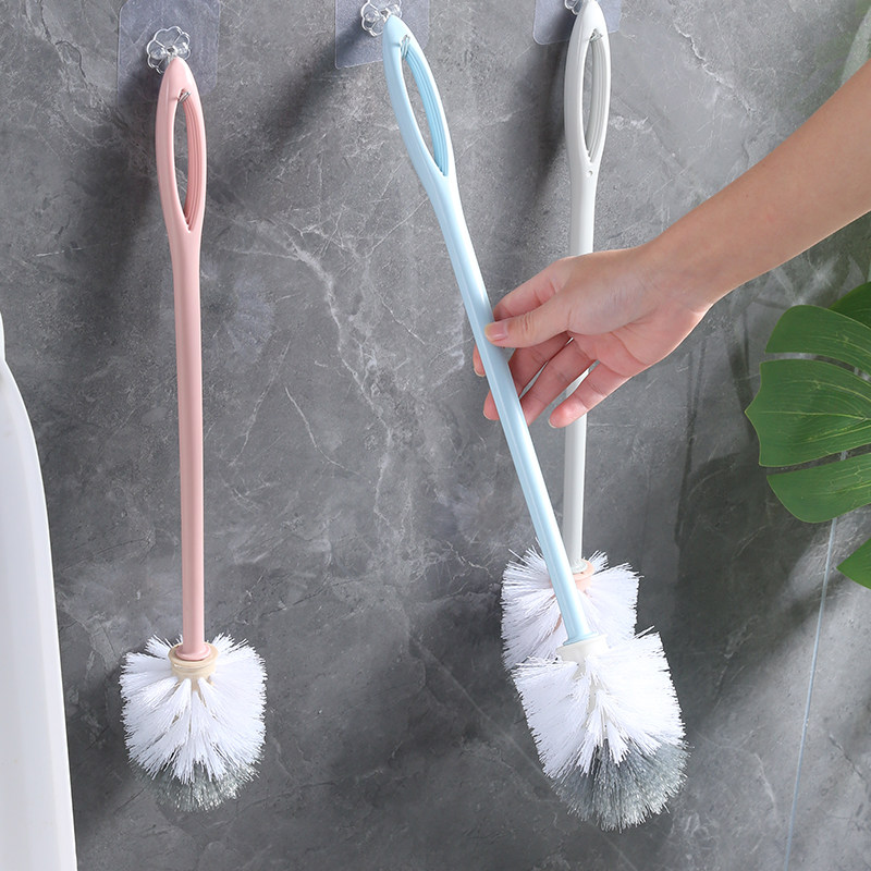 Home bathroom toilet brush cleaning brush long handle toilet brush toilet brush wall-mounted no dead corner cleaning