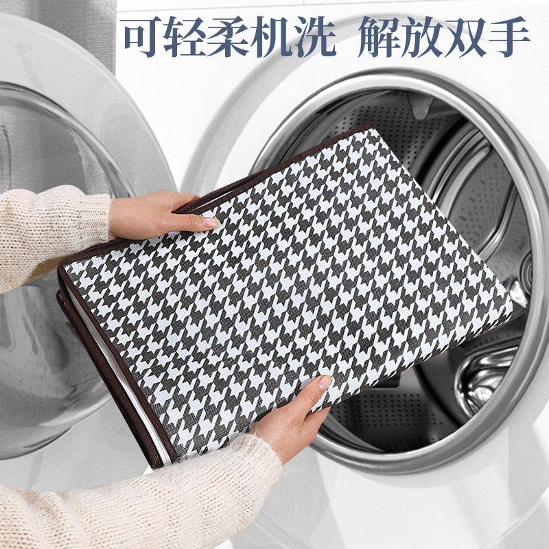 千鸟格家用被子衣物收纳袋无纺布衣物防尘防潮整理可折叠收纳袋,淘宝优惠券,粉丝福利购,淘宝优惠卷
